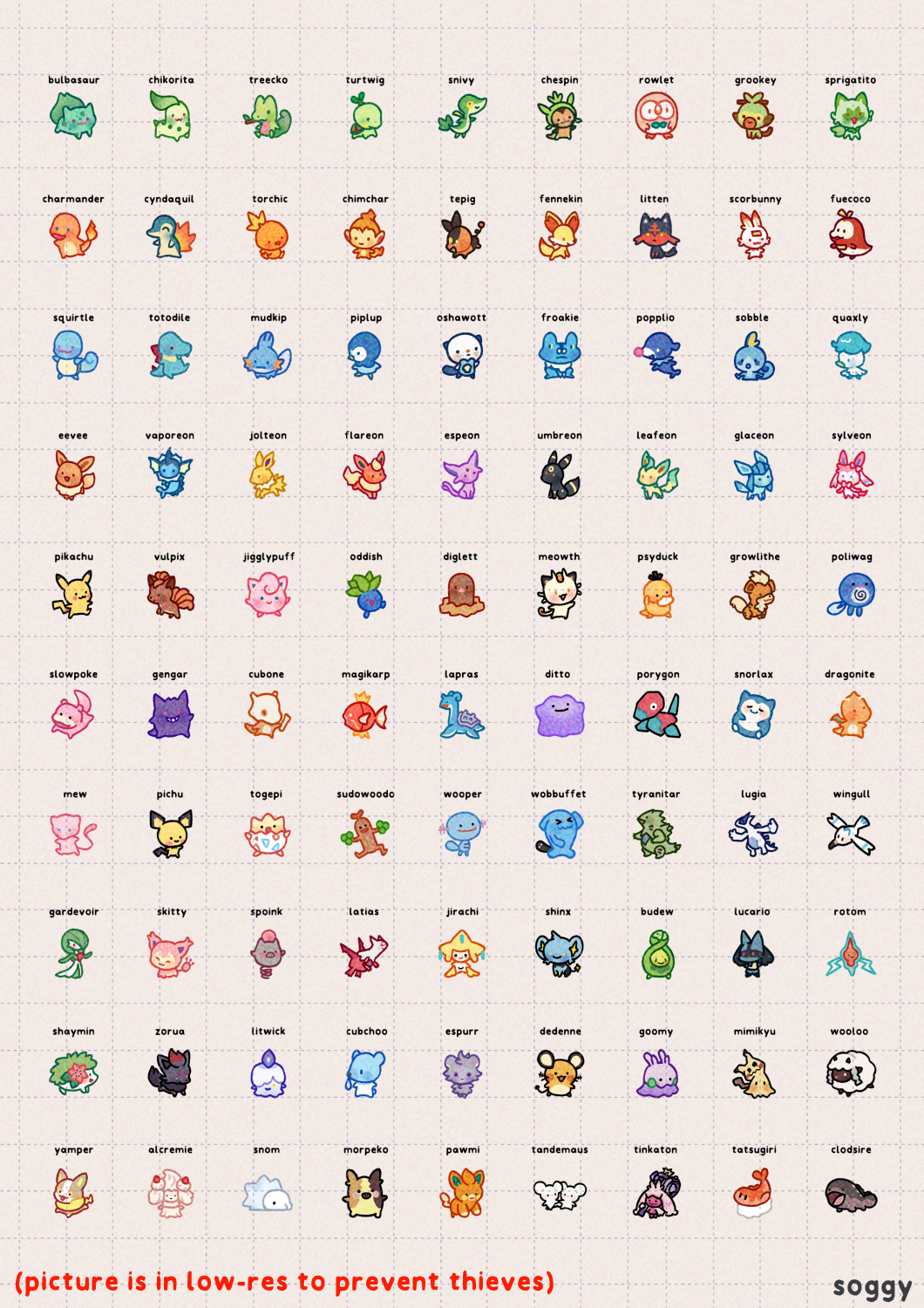Pokemon Shaker Charms