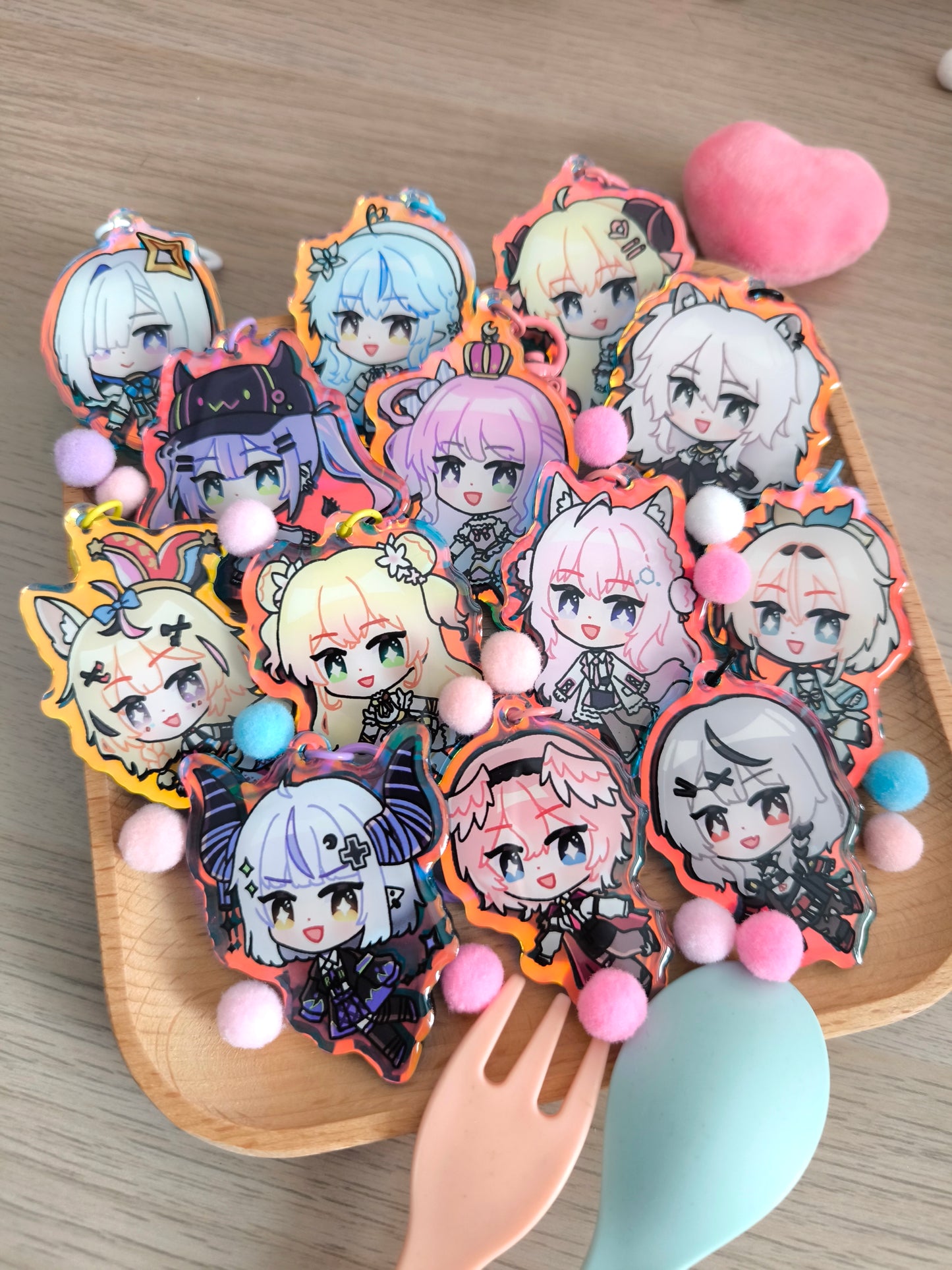 Hololive JP 4, 5, X Charms