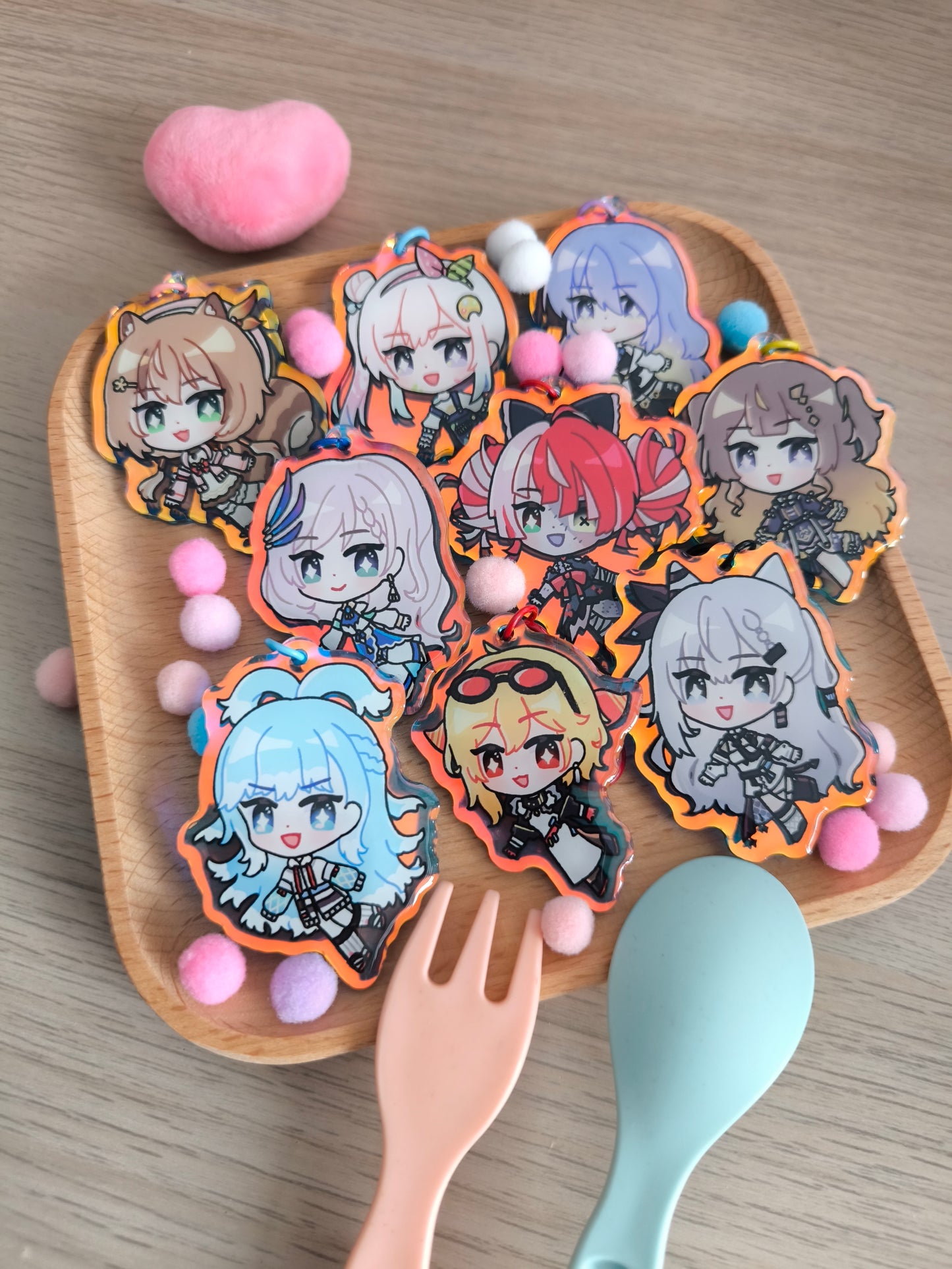 Hololive ID Charms