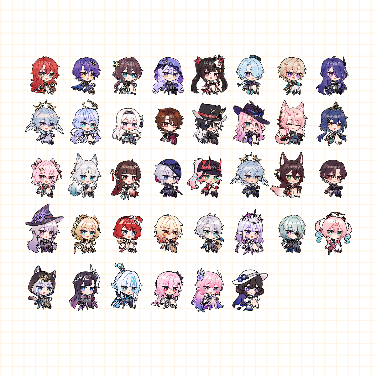 Star Rail Stickers 2