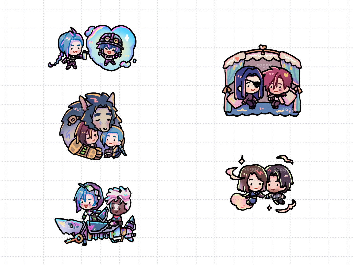 Arcane Unofficial Fanmerch Group Charms