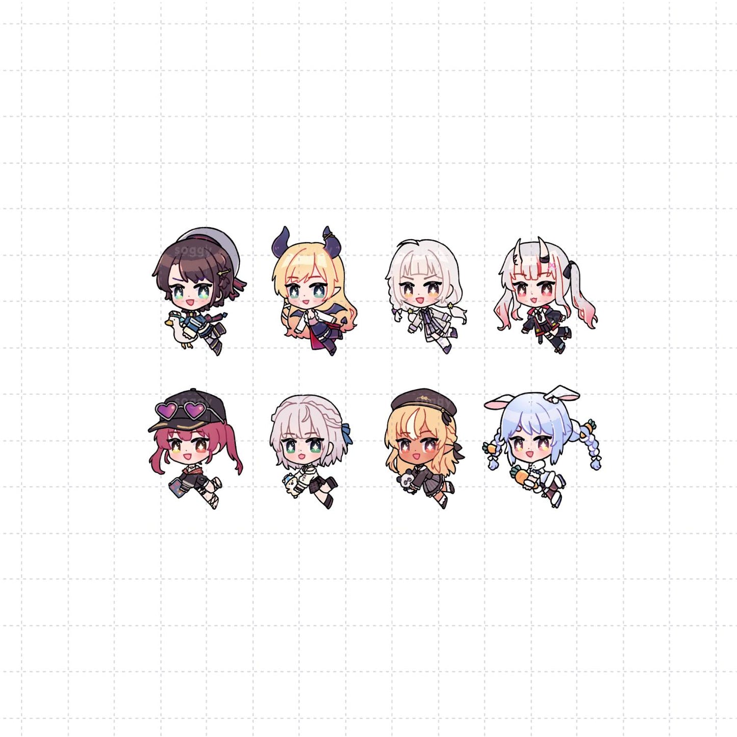 Hololive JP 2, 3 Charms