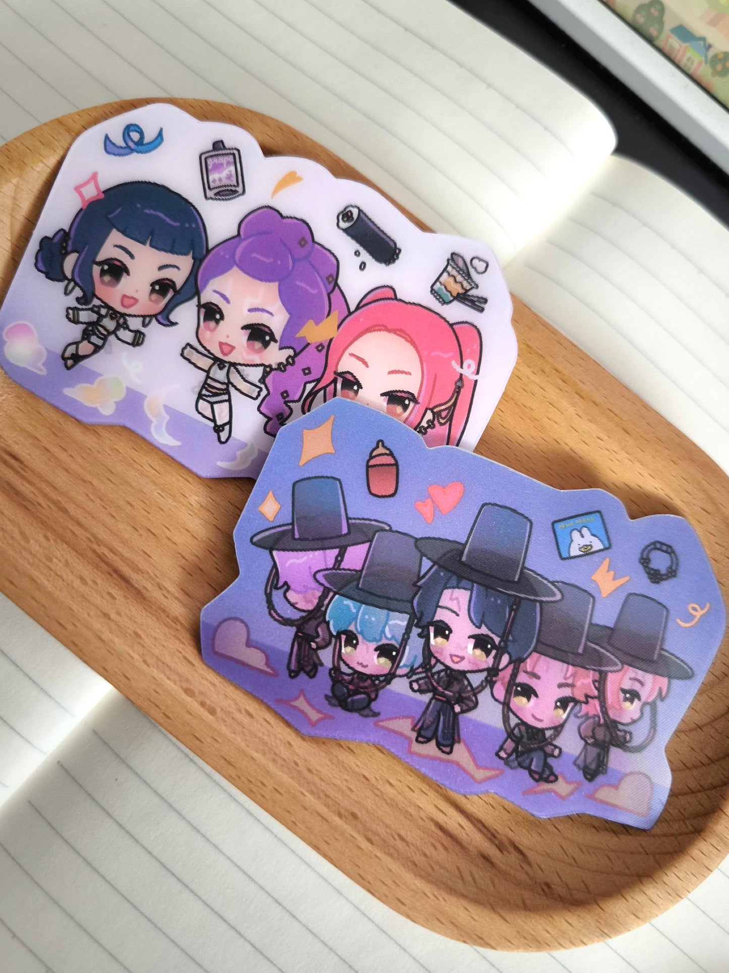 KPOP Demon Hunters Lenticular Stickers