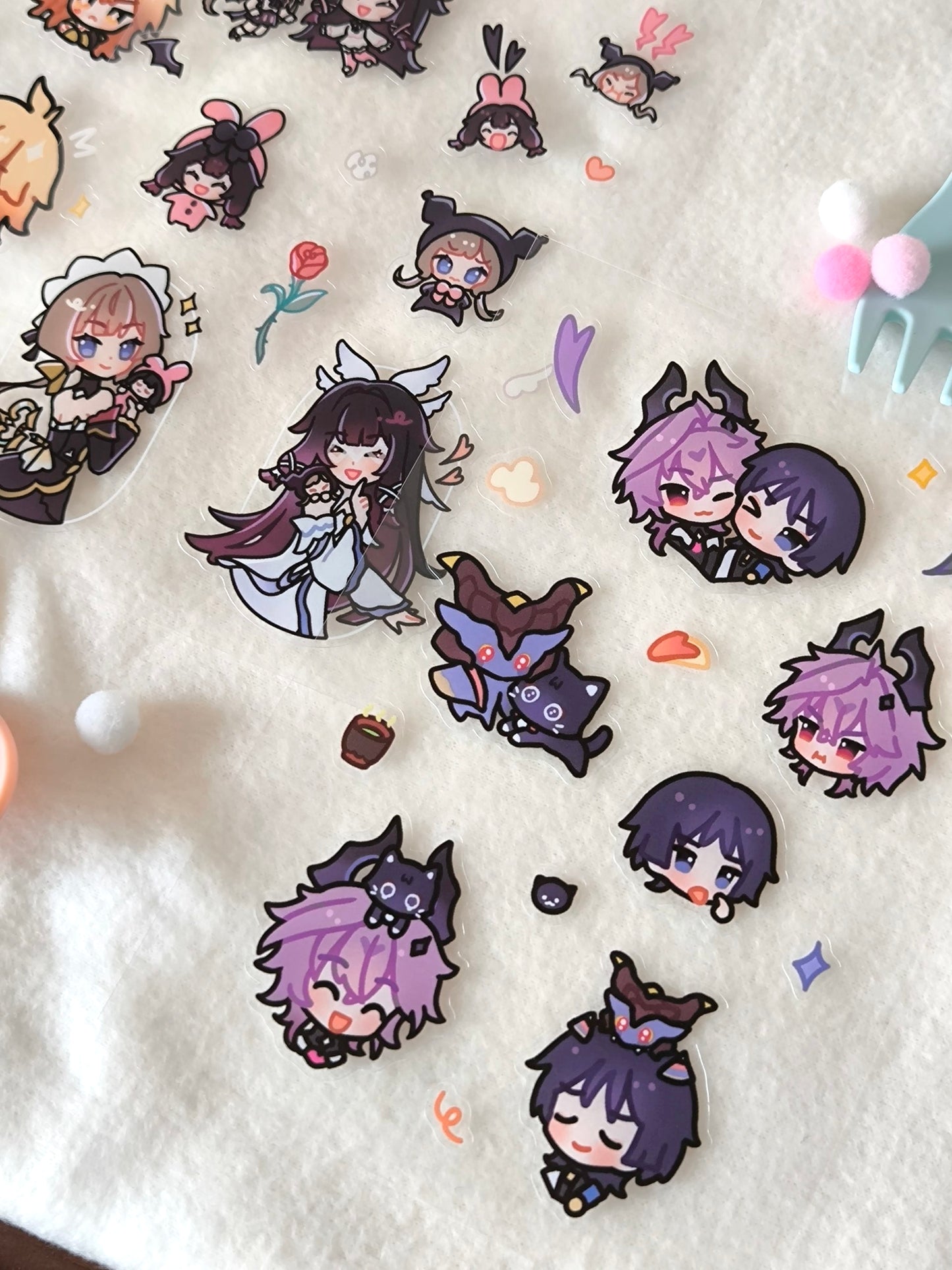Hoyoverse Sticker Sheet