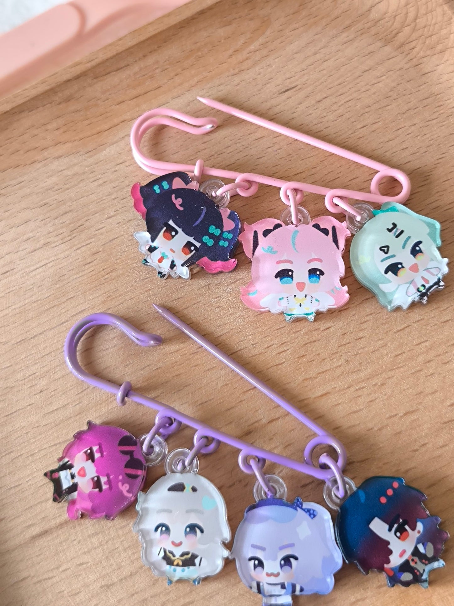 Hoyoverse Brooch Charms