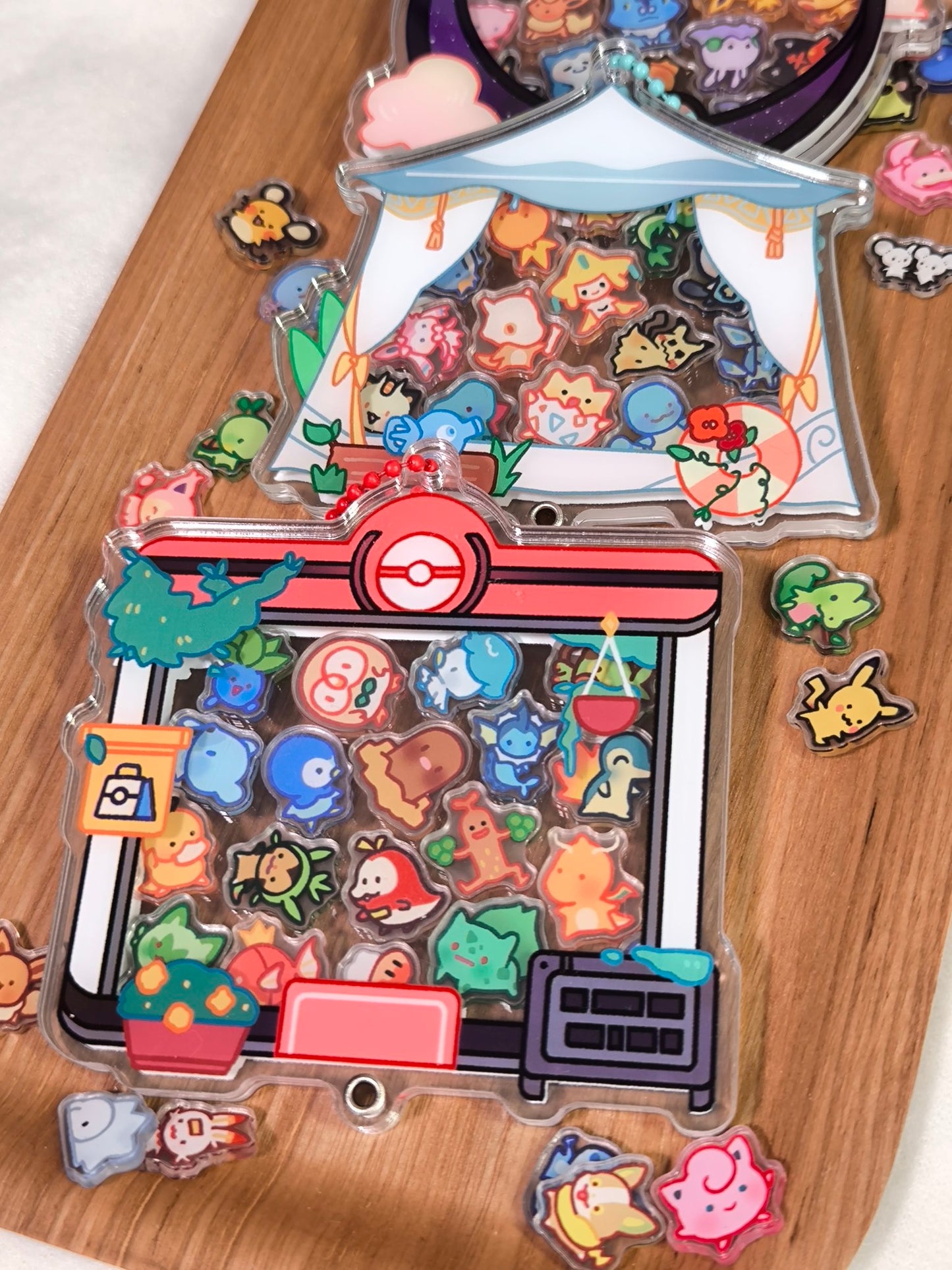 Pokemon Shaker Charms