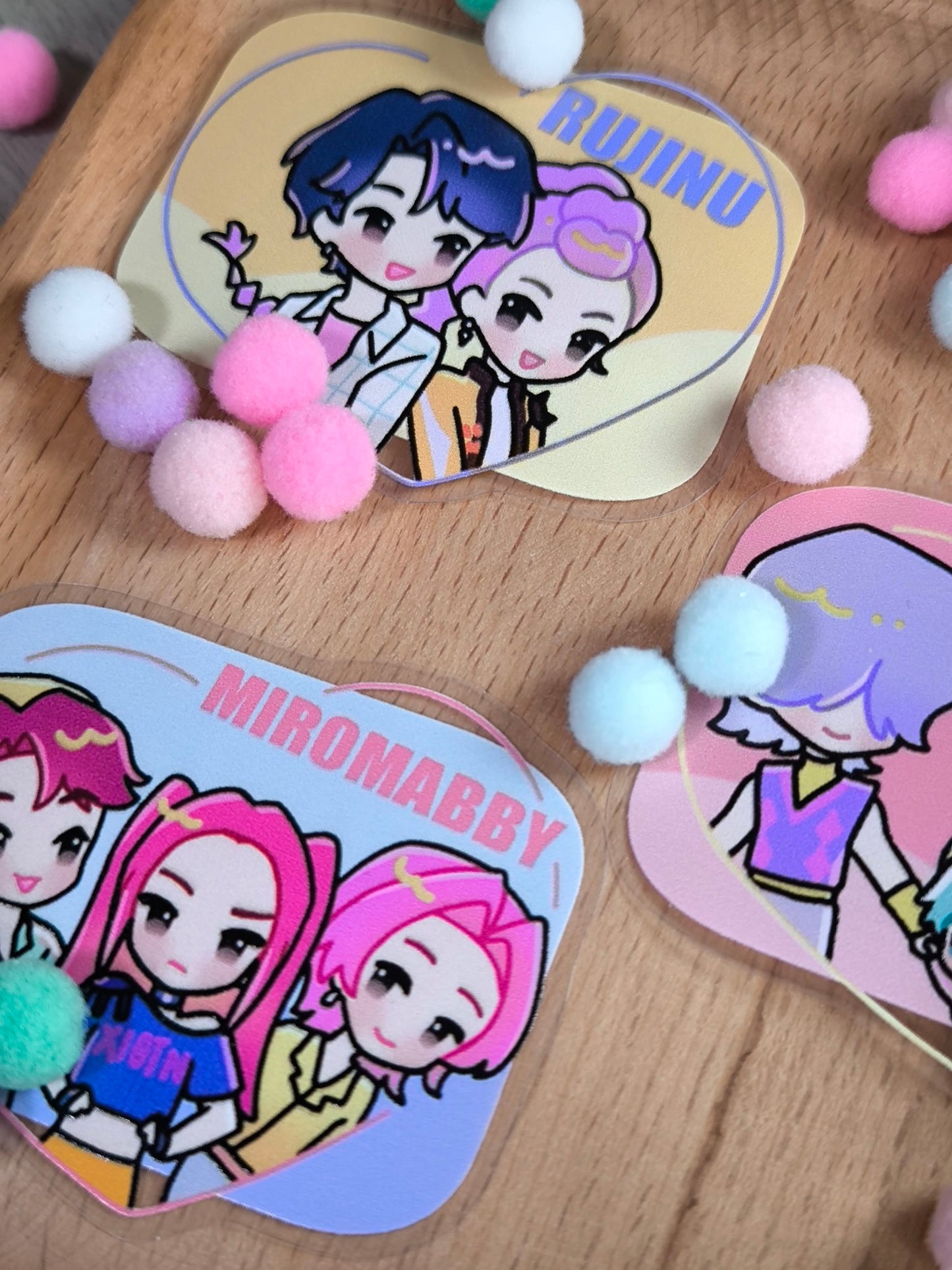 KPOP Demon Hunters Couple Stickers