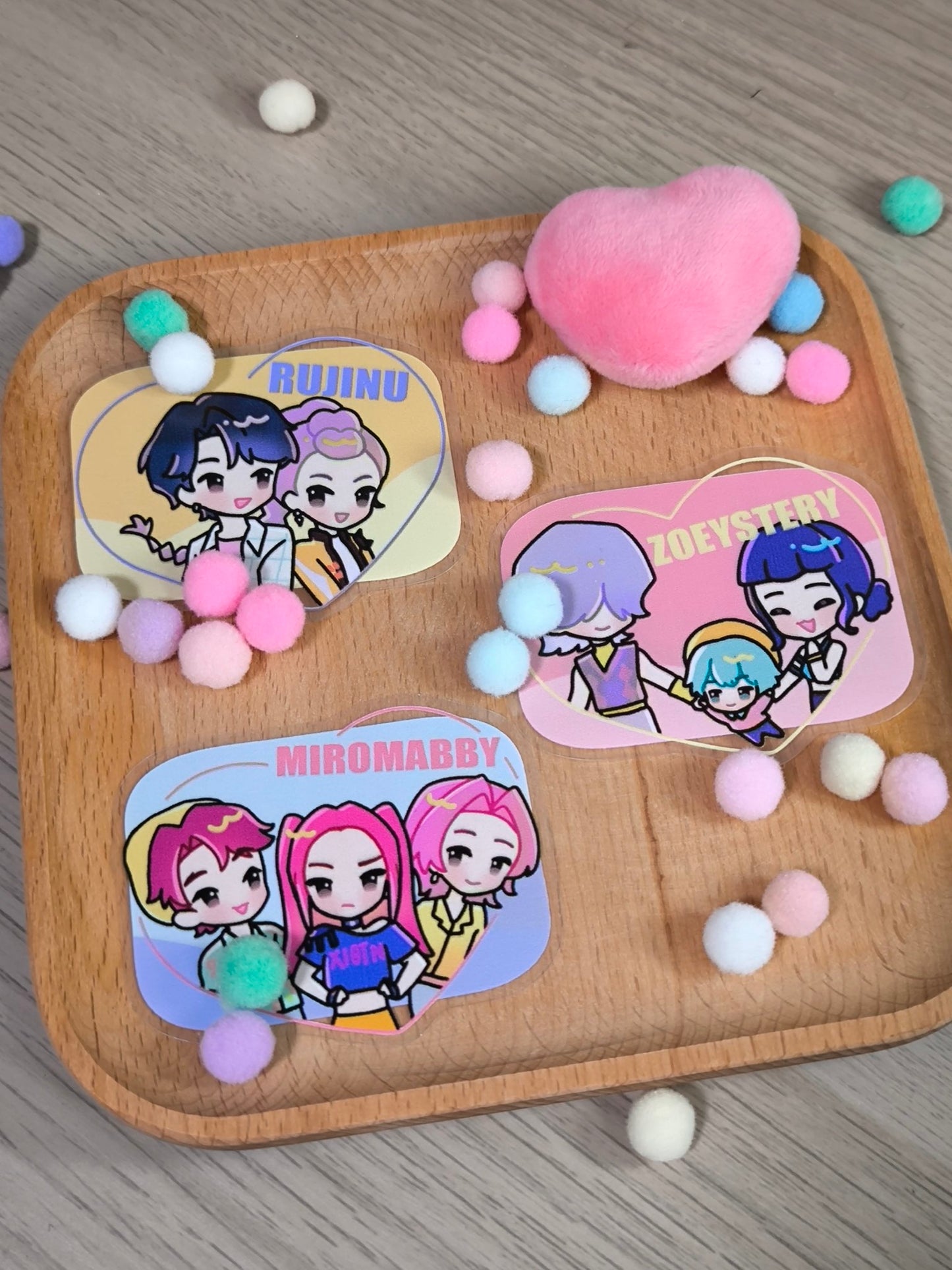 KPOP Demon Hunters Couple Stickers