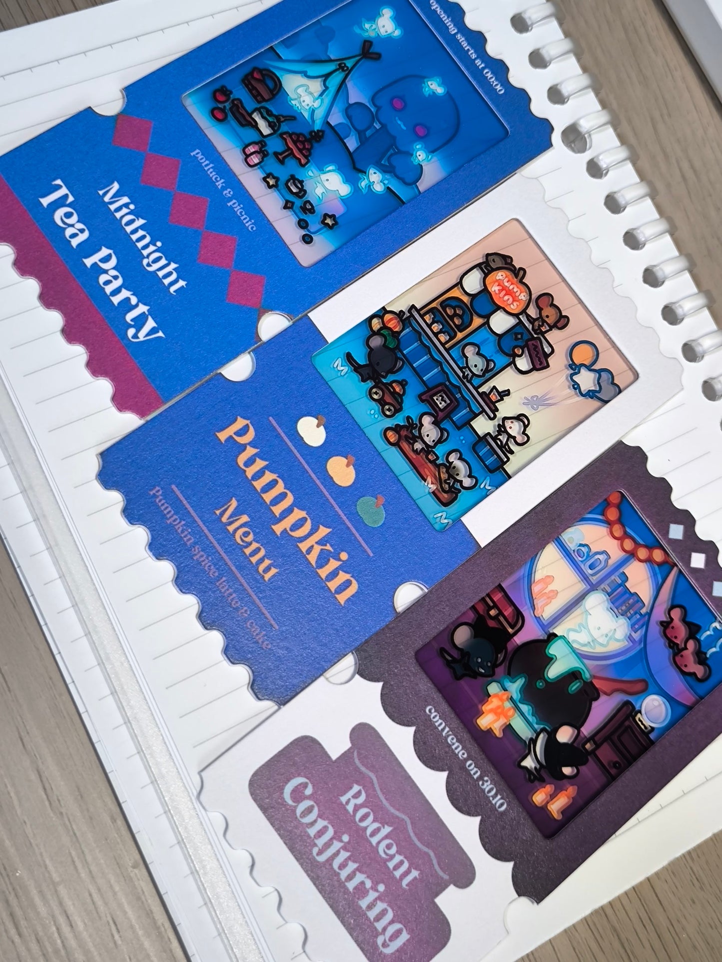 Spooky Rats Film Ticket Print