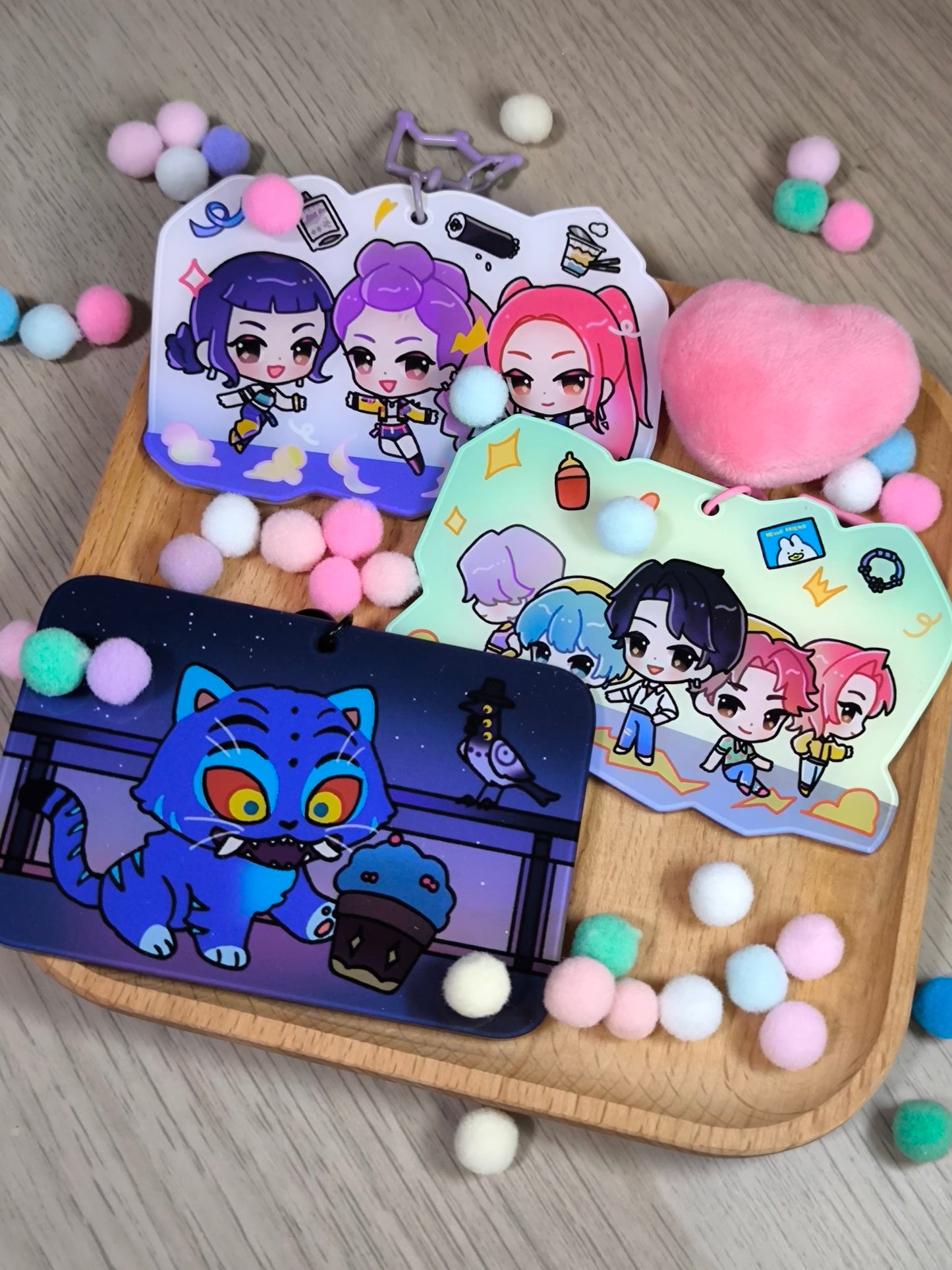 KPOP Demon Hunters Large Charms