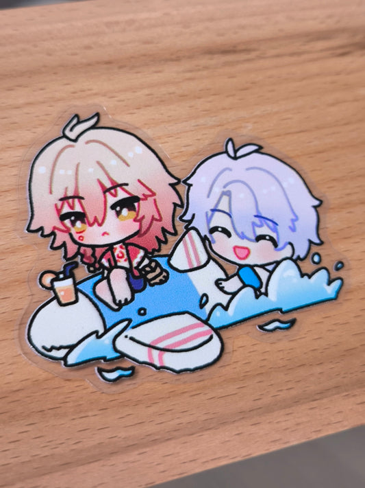 Star Rail Summer Phaidei Sticker