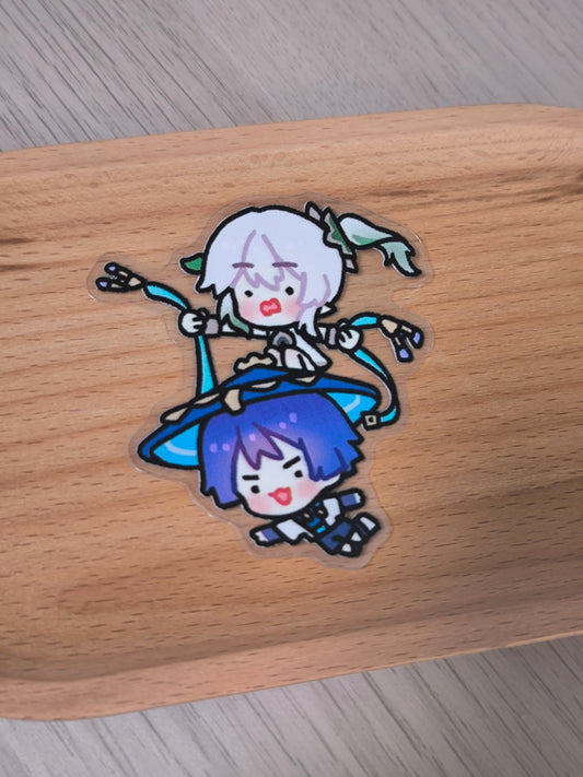 Genshin Scaramouche & Nahida Sticker