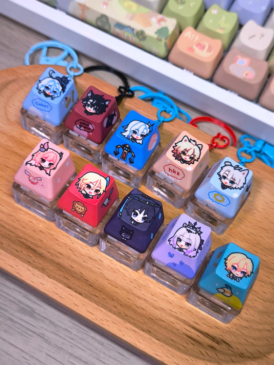 Hoyoverse Keycaps with Light Up Switch