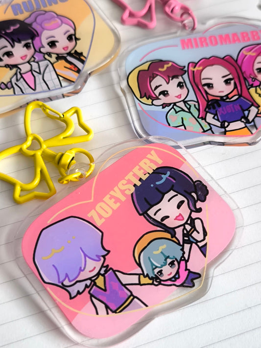 KPOP Demon Hunters Couple Charms