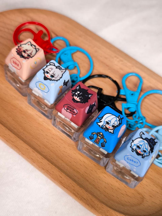 Hoyoverse Keycaps with Light Up Switch