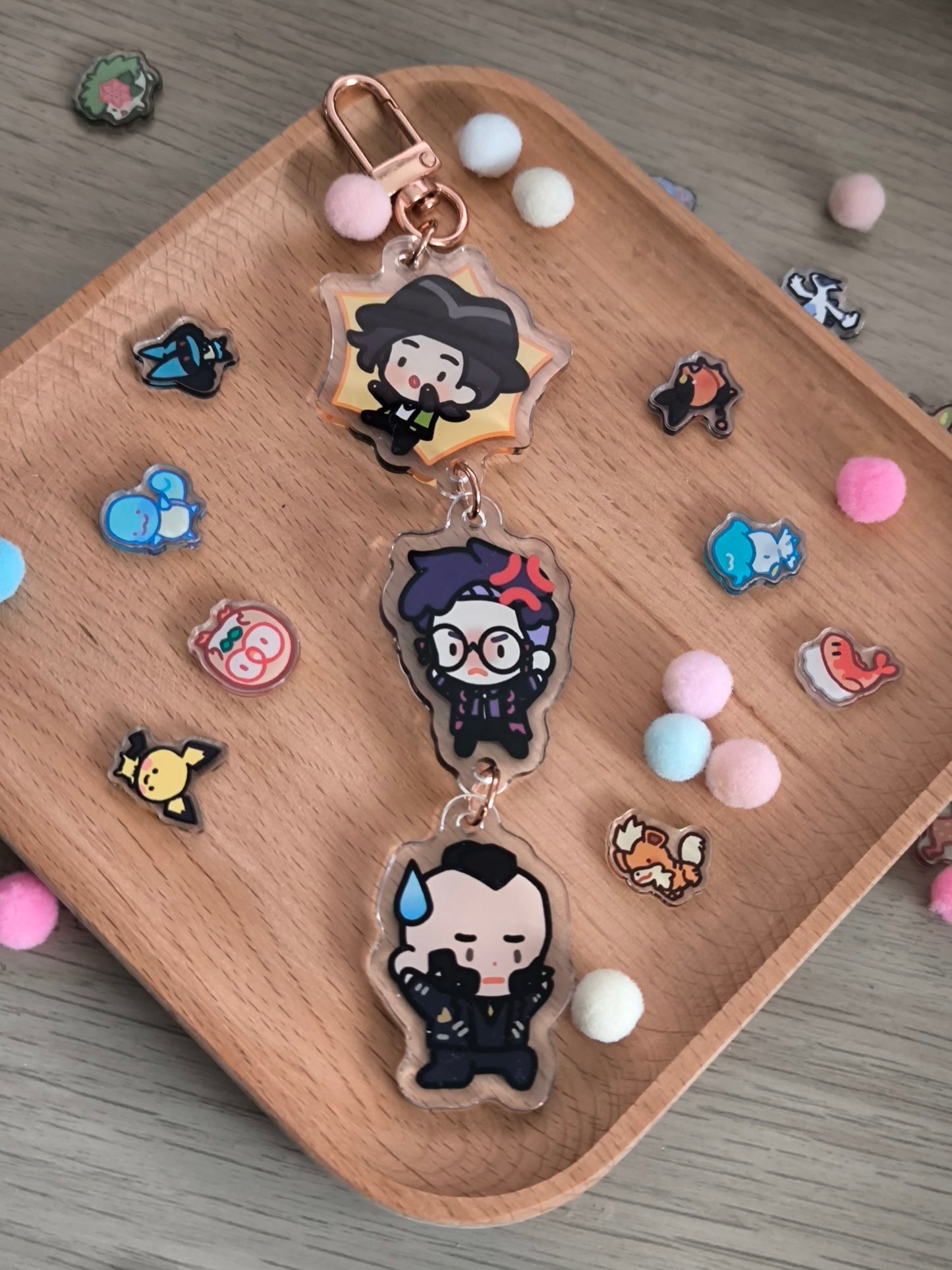 Pokemon ZA Human Ladder Charm - Unofficial Fanmerch