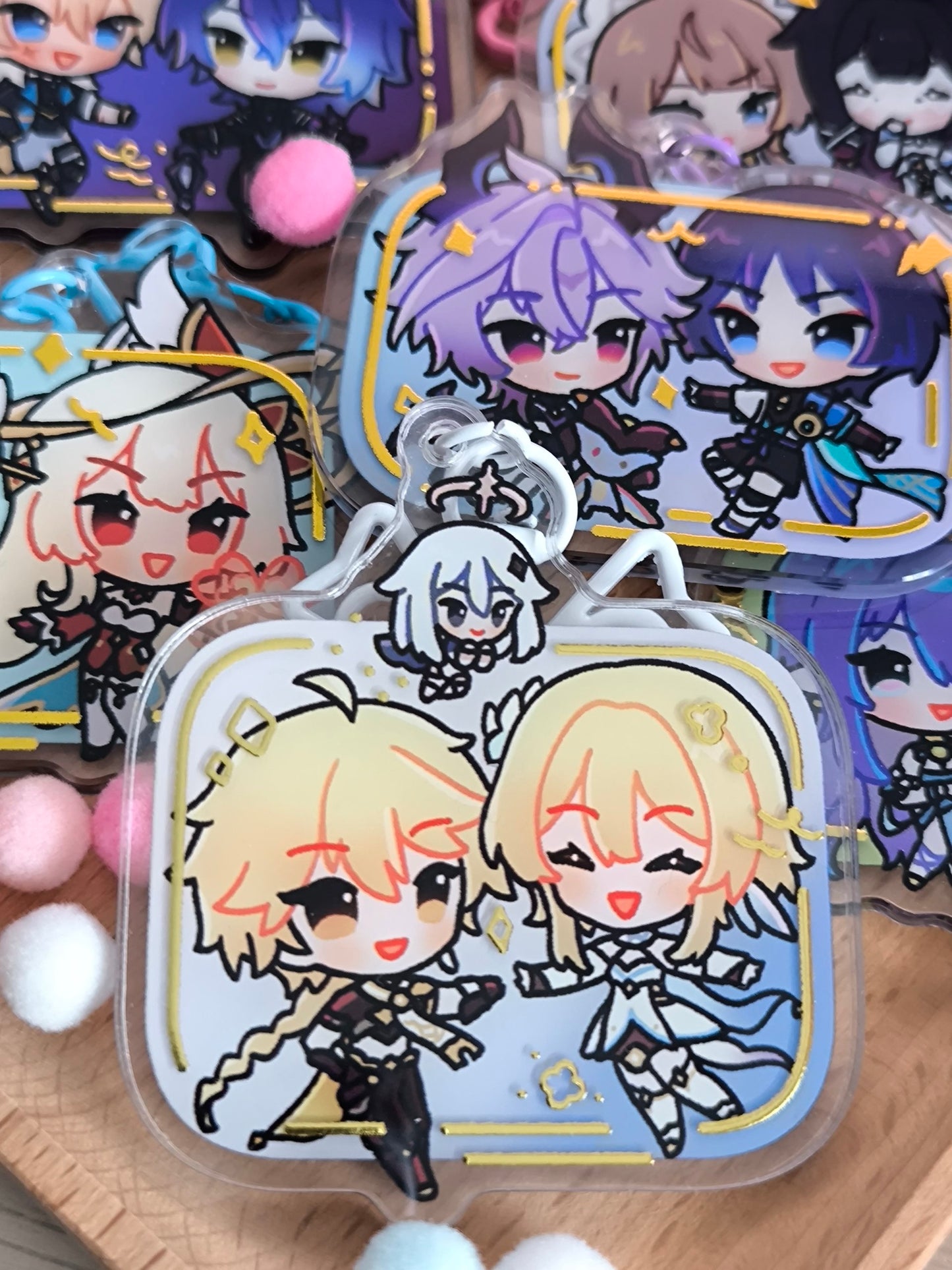 Genshin Nod Krai Foil Charms