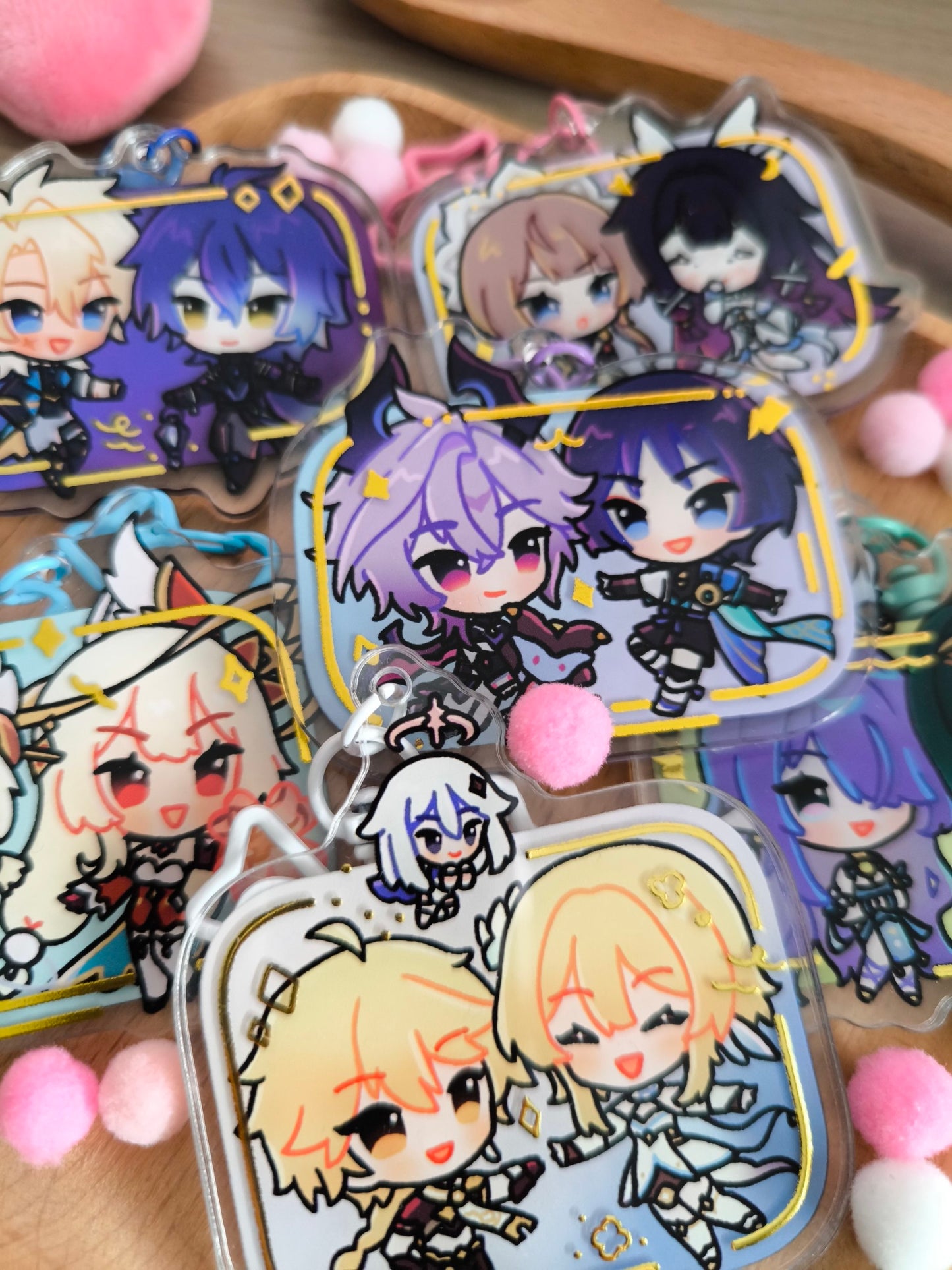 Genshin Nod Krai Foil Charms