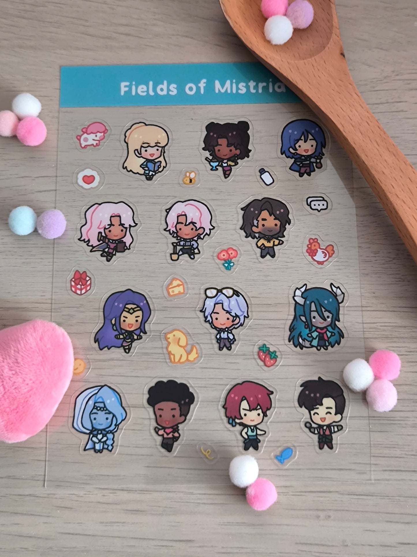 Fields of Mistria Sticker Sheet