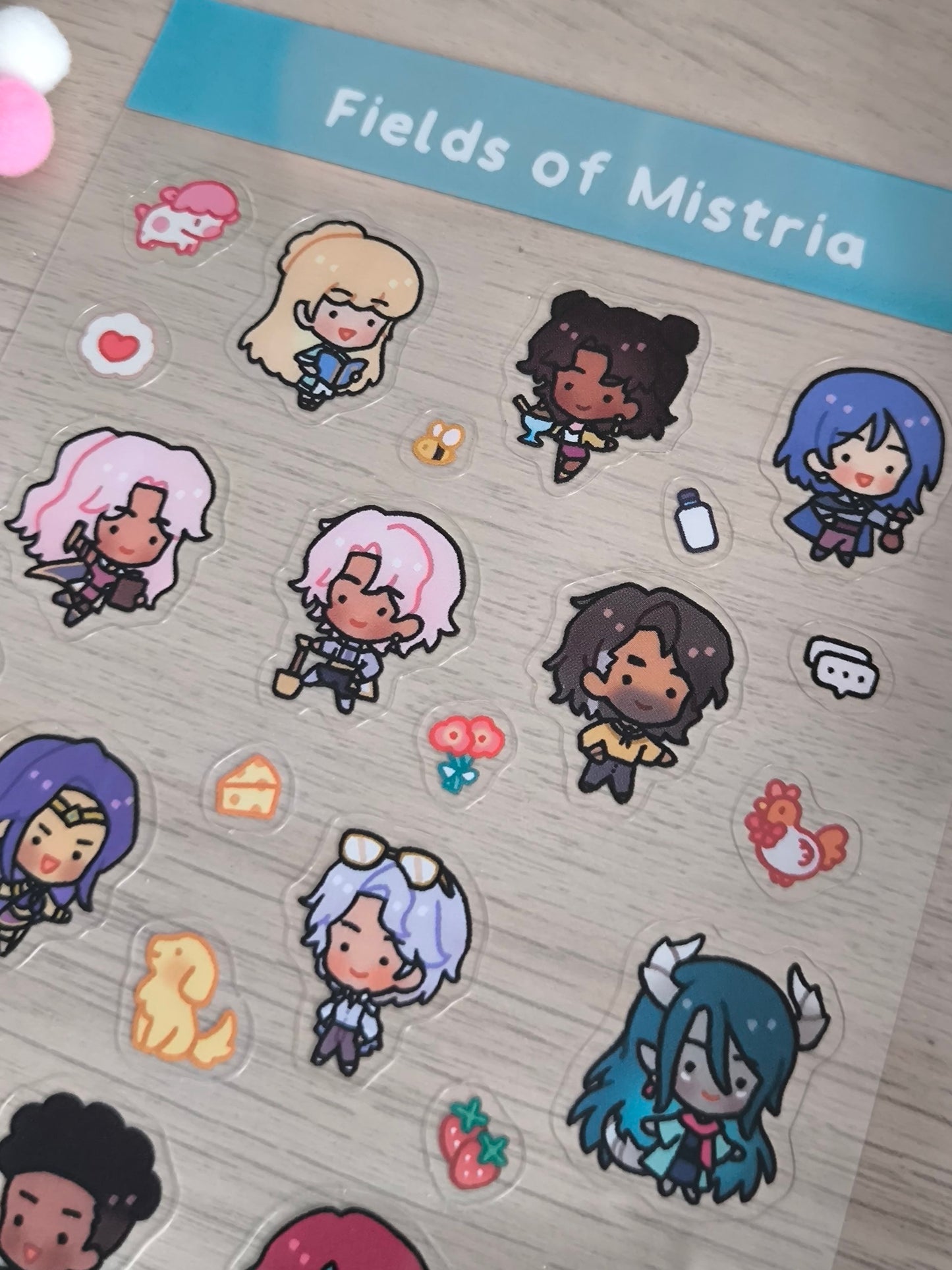 Fields of Mistria Sticker Sheet