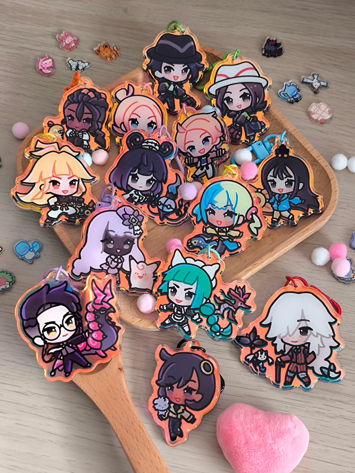 Pokemon ZA Charms - Unofficial Fanmerch