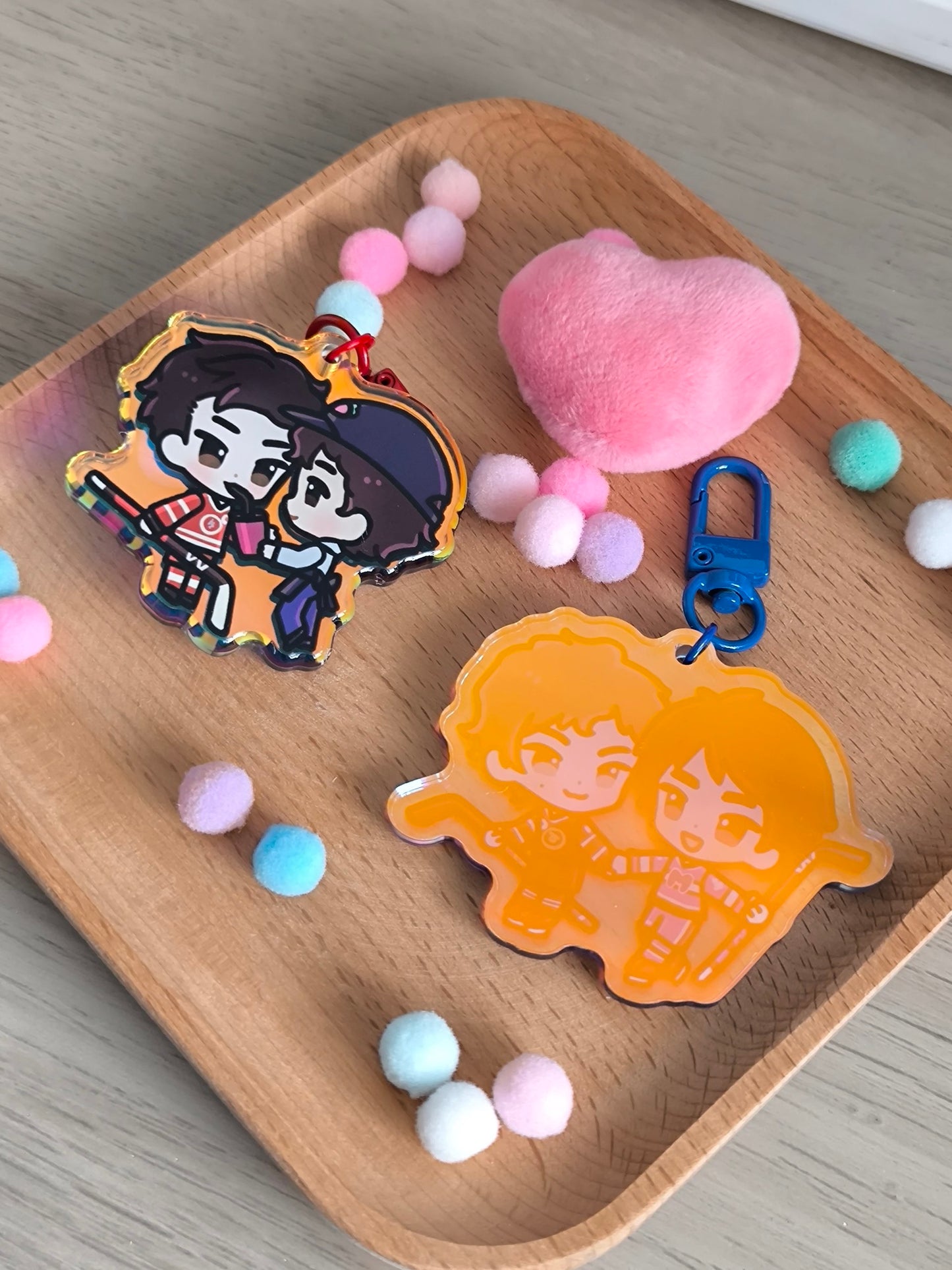 Heated Rivalry Couple Charms