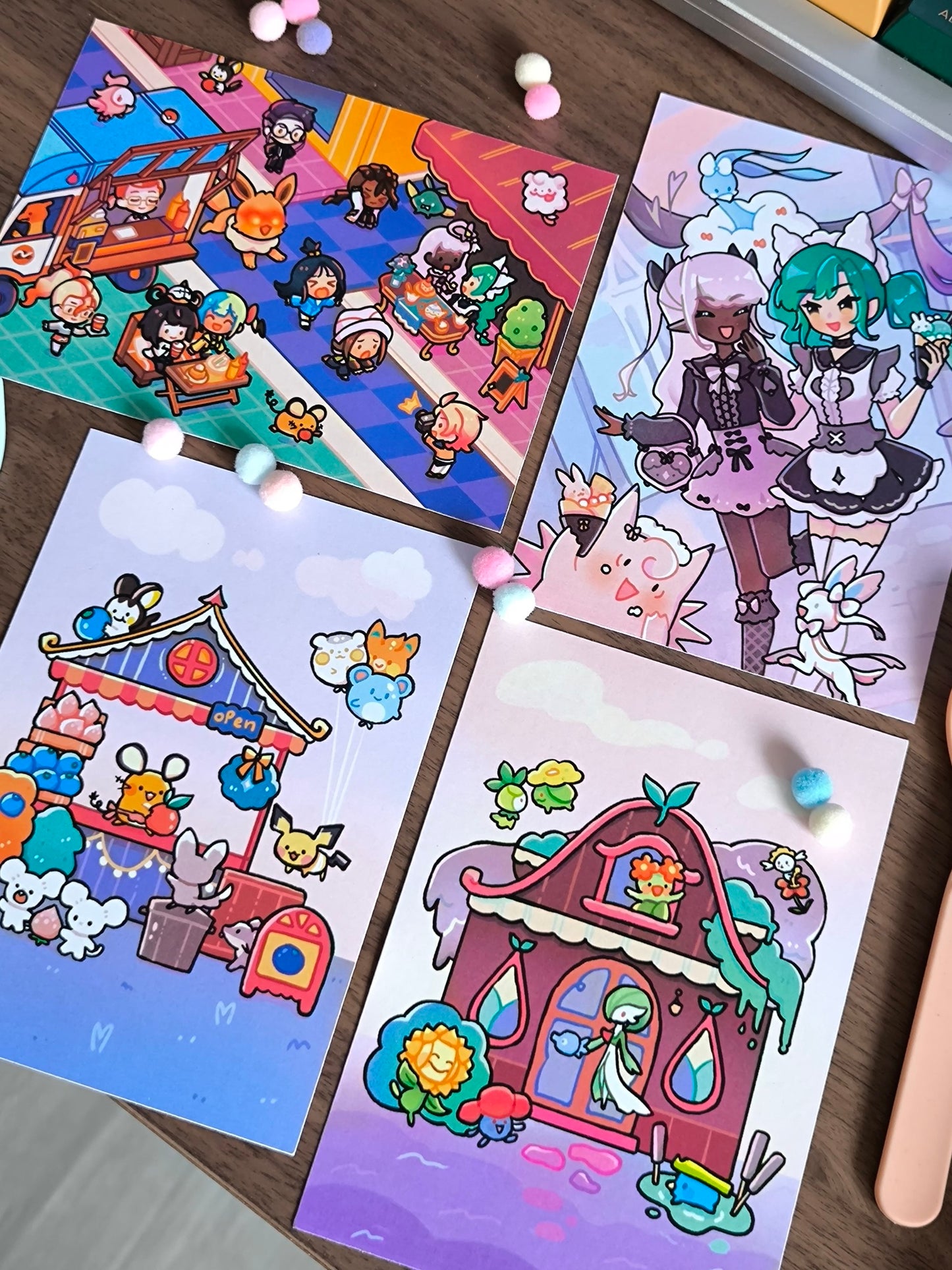 Pokemon Postcard Print - Unofficial Fanmerch
