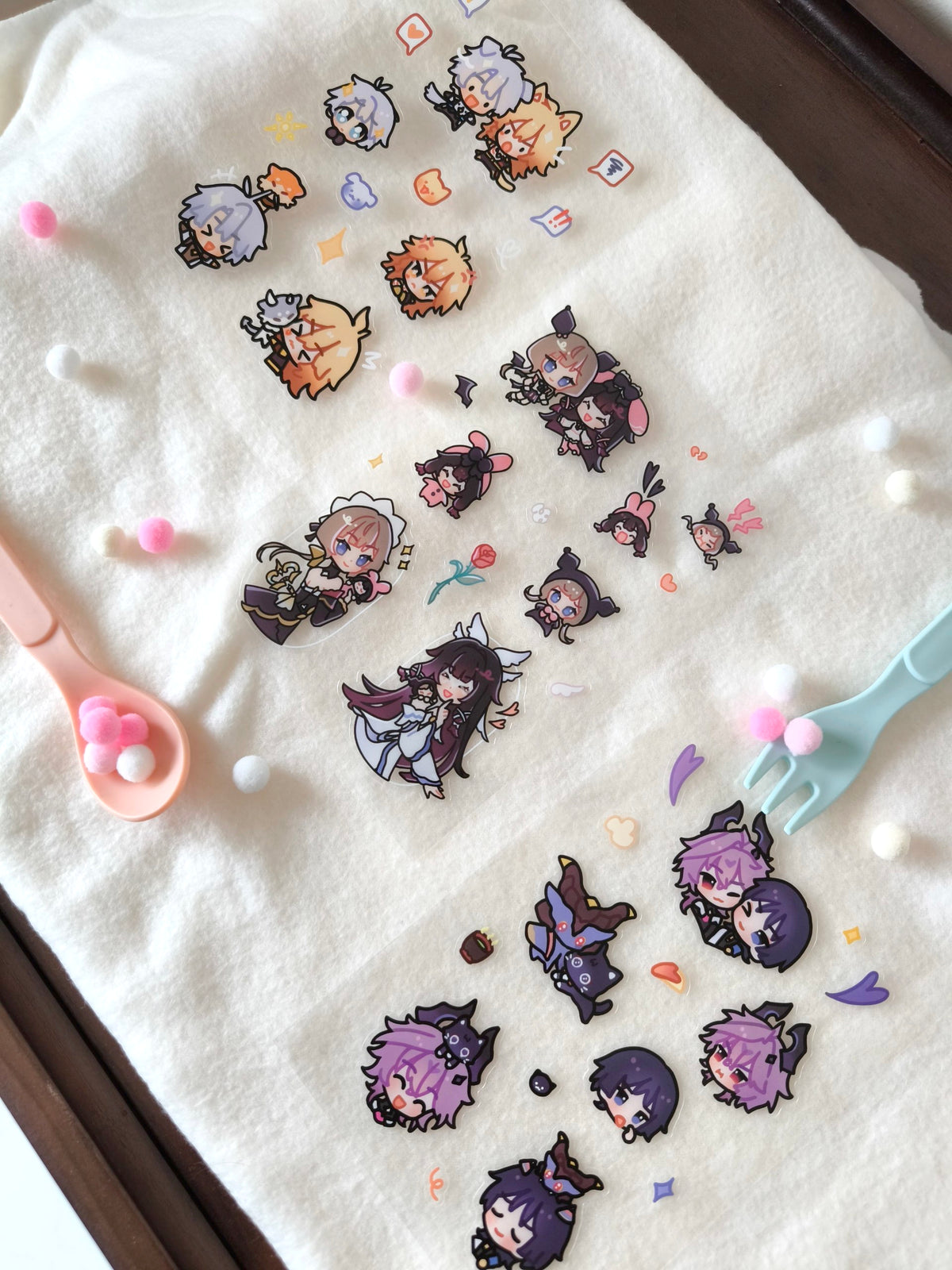Hoyoverse Sticker Sheet