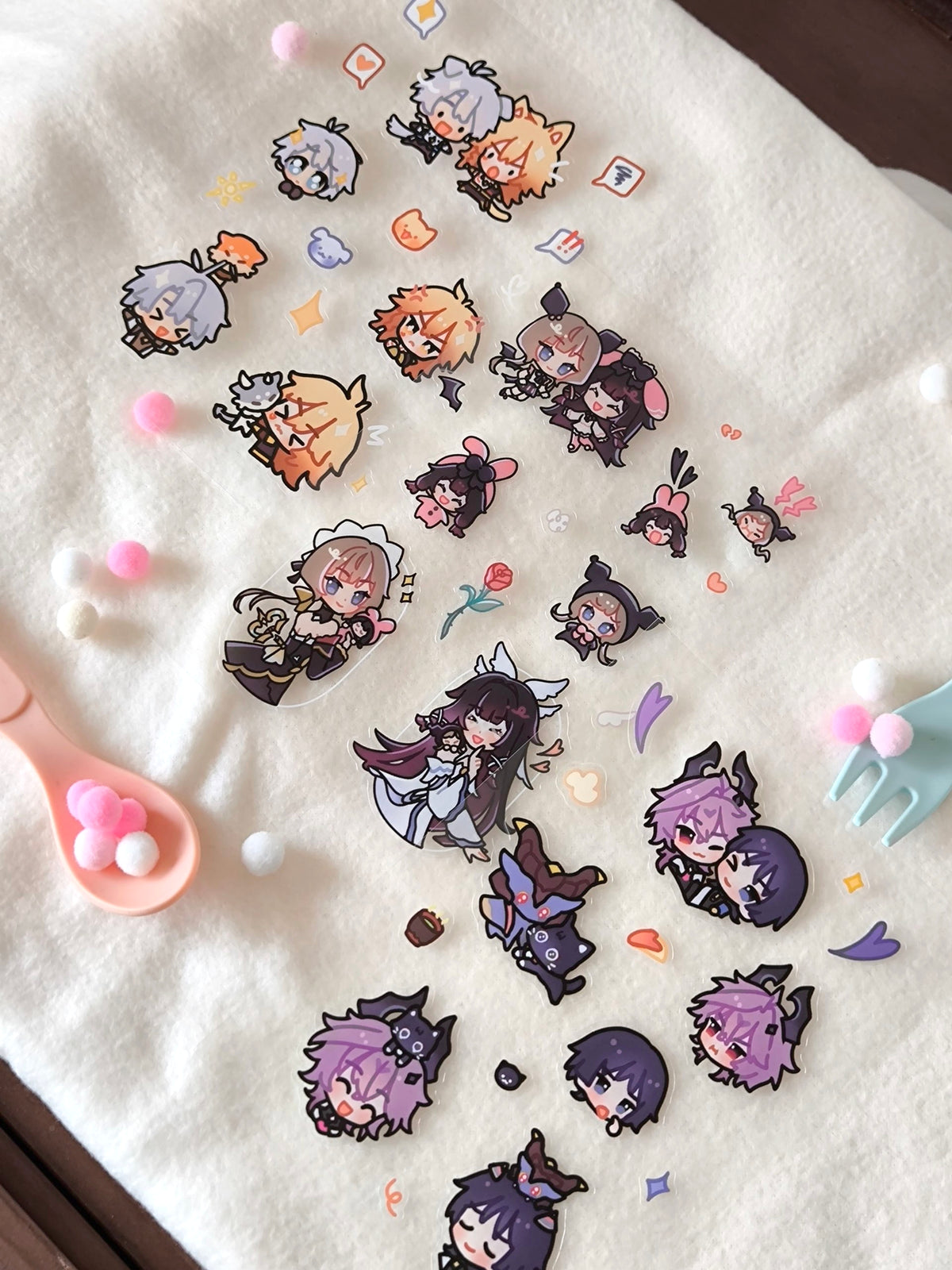 Hoyoverse Sticker Sheet