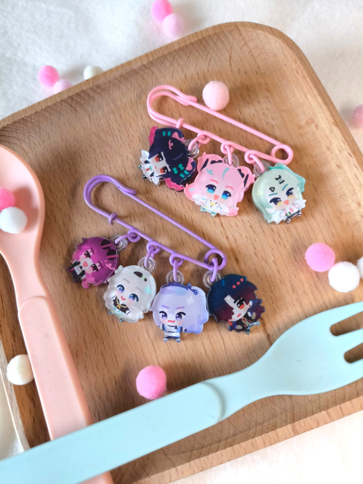 Hoyoverse Brooch Charms